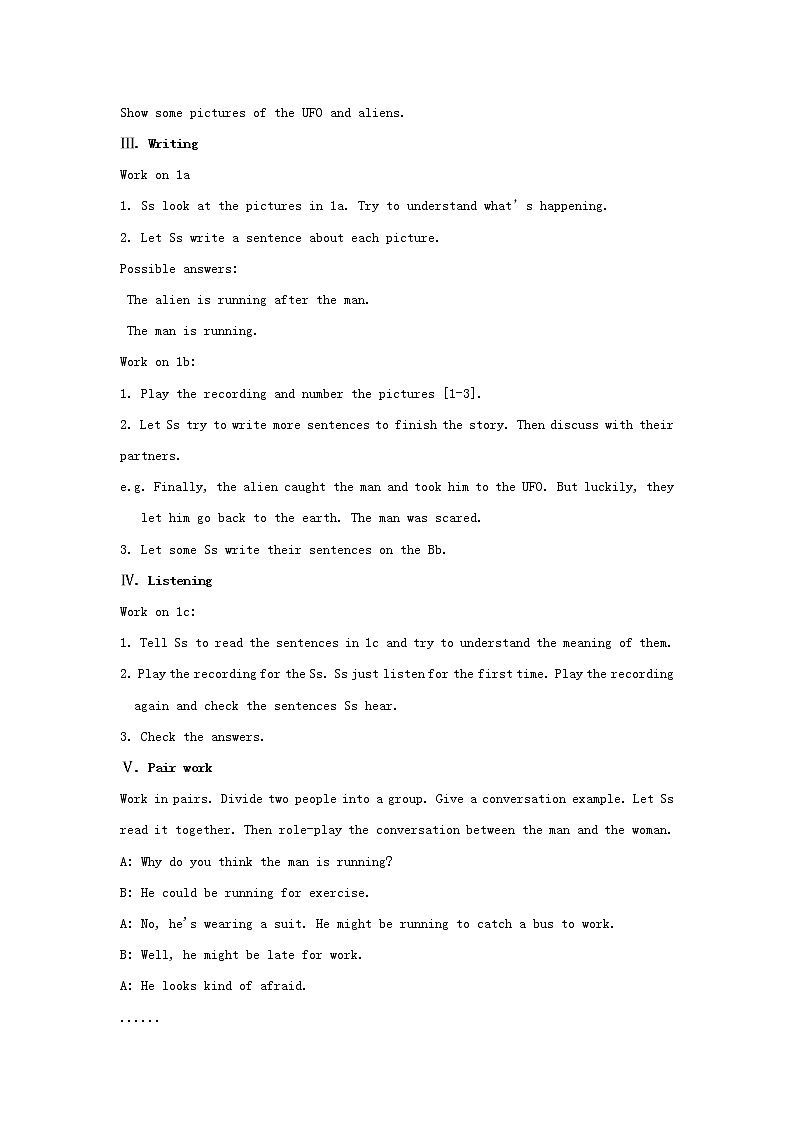 Unit 8 It must belong to Carla（第4课时）教案 （新版）人教新目标版02