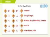 冀教版七年級上冊英語習題課件 Unit4 Lesson 20 I Like the Supermarket!