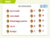 冀教版七年級上冊英語習(xí)題課件 Unit3 Lesson 14 Colours and Feelings