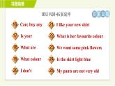 冀教版七年级上册英语习题课件 Unit2 Lesson 7 Jenny's New Skirt