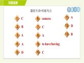 冀教版七年級(jí)上冊(cè)英語習(xí)題課件 Unit3 Lesson 13 Body Parts