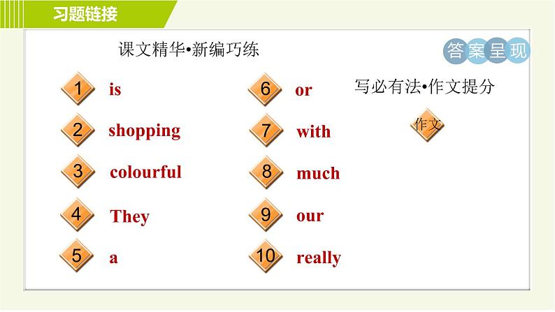 冀教版七年级上册英语习题课件 Unit2 Lesson 12 Let's Go Shopping!06