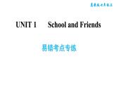 冀教版七年级上册英语习题课件 Unit1 易错考点专练