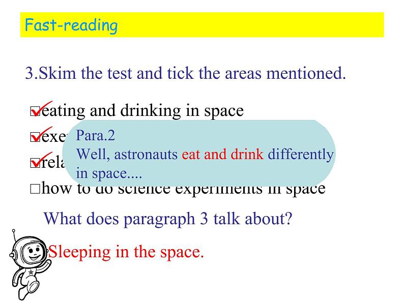 Unit 4 Space.Lesson 10 Life in Space.课件05