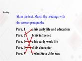 Unit 6 Role Models Lesson 18 Steve Jobs 课件+教案