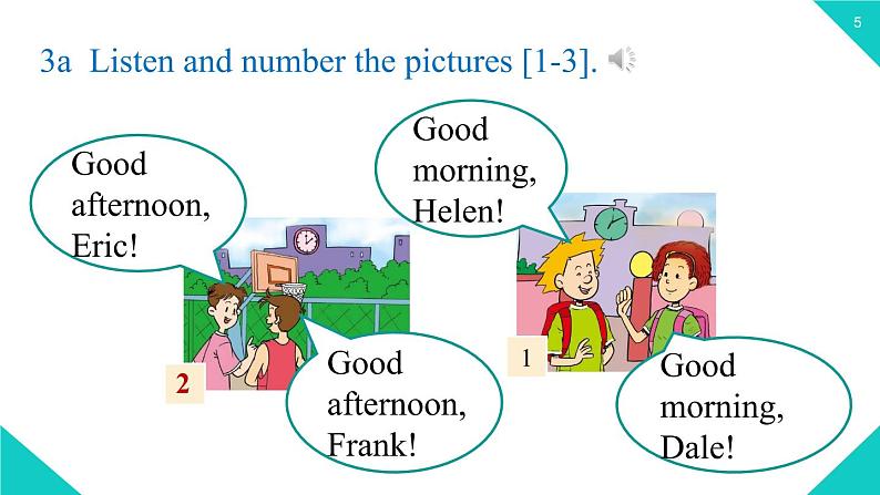 2021-2022学年人教新目七年级标英语上册 Starter Unit1第二课时（3a-4d）课件05