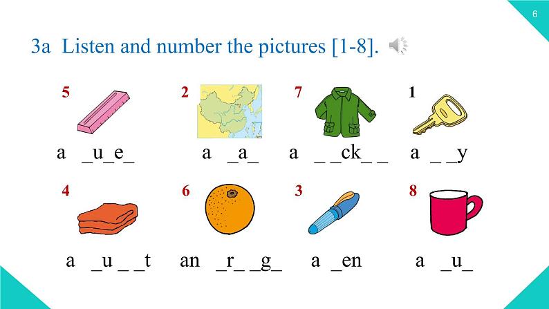 2021-2022学年人教新目七年级标英语上册 Starter Unit2第二课时（3a-4d）课件06