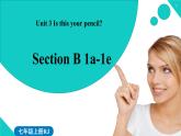 2021-2022学年人教新目七年级标英语上册 Unit3第三课时（Section B1a-1e）（课件