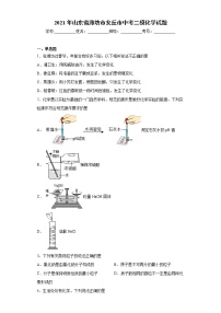 2021年山东省潍坊市安丘市中考二模化学试题（word版 含答案）