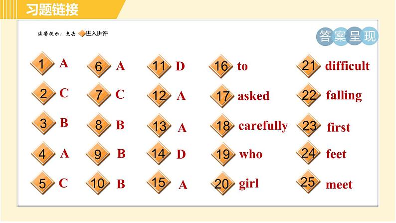 人教版八年级上册英语习题课件 Unit2 Period 5 Section B(Self Check)02