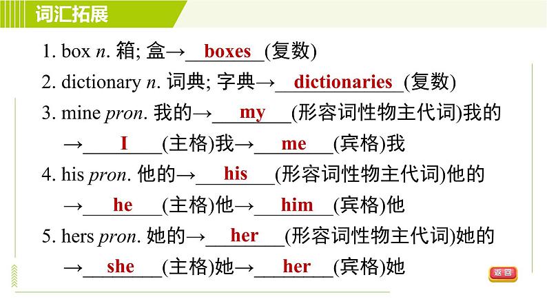 人教版七年级上册英语习题课件 Unit3 Period 4 Section B(3a－4)05