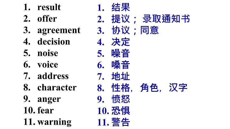 广东中考英语完形填空常考词第2页