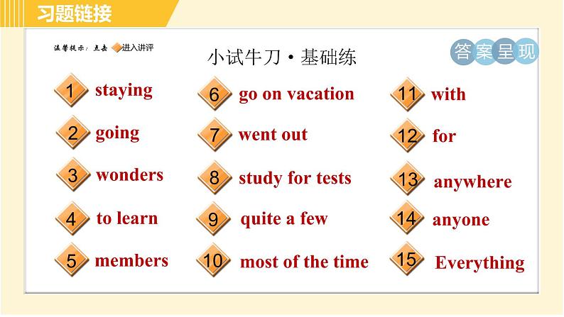 人教版八年级上册英语习题课件 Unit1 Period 1 Section A(1a－2d)第2页