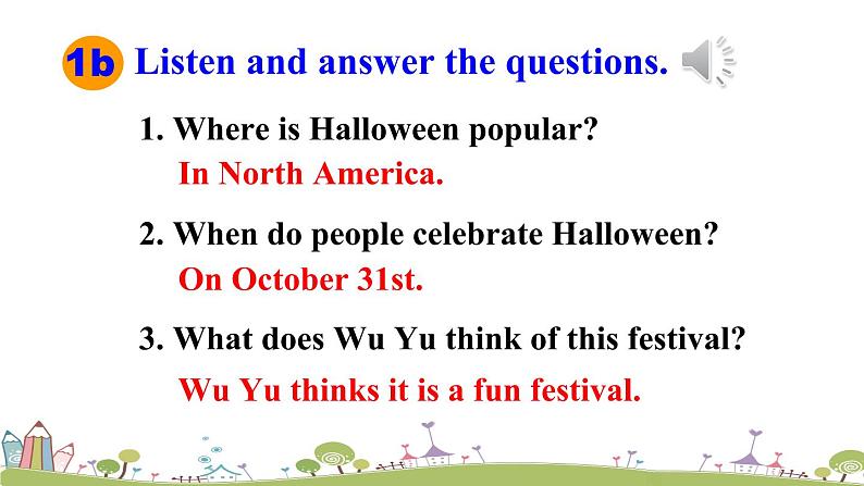 人教版英语九年级上册 Unit 2 第4课时(B 1a-1d)PPT课件+音频素材08