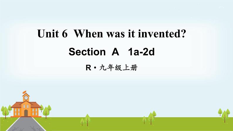 人教版英语九年级上册 Unit 6 第1课时(A 1a-2d)PPT课件+音频素材01