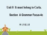 人教版英语九年级上册 Unit 8 第3课时(A Grammar Focus-4c)PPT课件