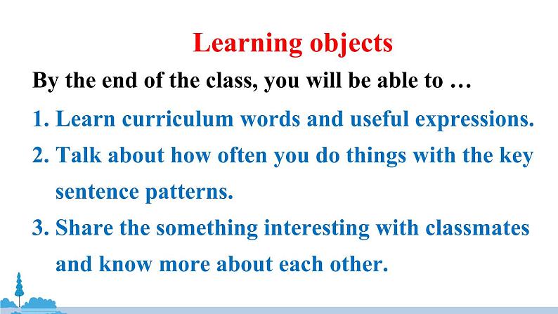 人教版英语八年级上册 Unit 2 第1课时（Section A 1a-2d）PPT课件+音频素材02