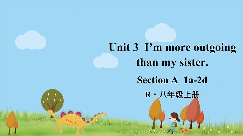 人教版英语八年级上册 Unit 3 第1课时（Section A 1a-2d）PPT课件+音频素材01