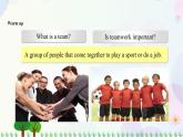 八年级上册英语-Unit 2 Teams Lesson 5 Teamwork 课件+教案+音频（北师大版）