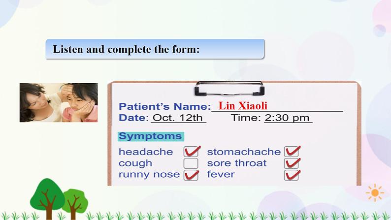 Lesson 10 Going to the Doctor 课件第8页