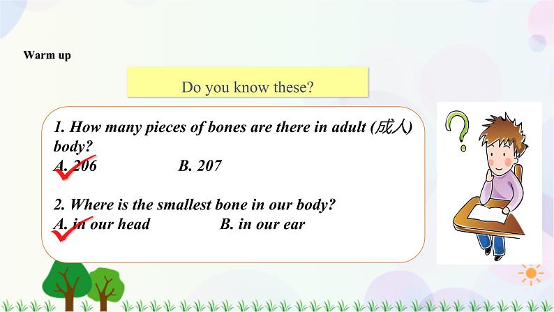 八年级上册英语-Unit 4 Healthy Living Lesson 12 Healthy Bones 课件+教案+音频（北师大版）02