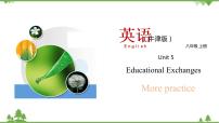 初中牛津版 (深圳&广州)Module3 Culture and historyUnit  5  Educational exchanges优质课教学ppt课件