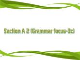 人教版八年级上册U3 SectionA Grammar focus-3c课件