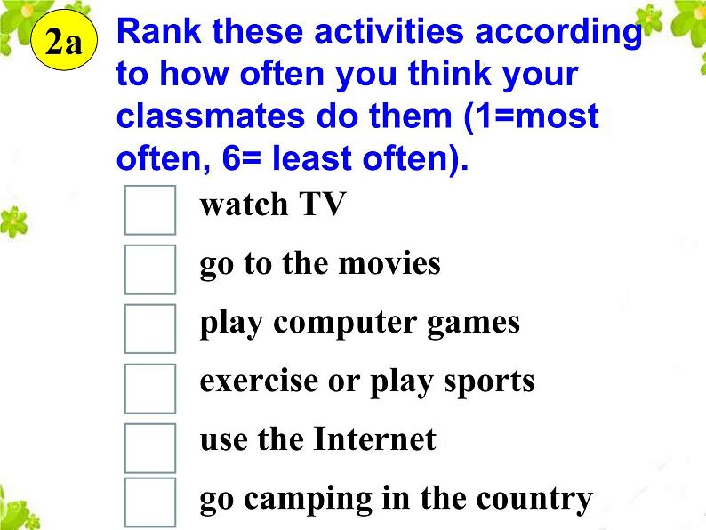 Unit 2 How often do you exercise课件+讲义学案+练习+素材04