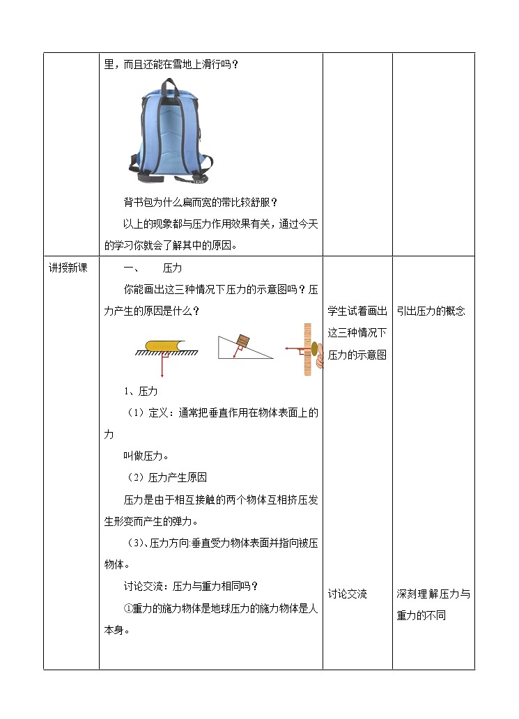 2.1压强 (课件+教案+练习）02