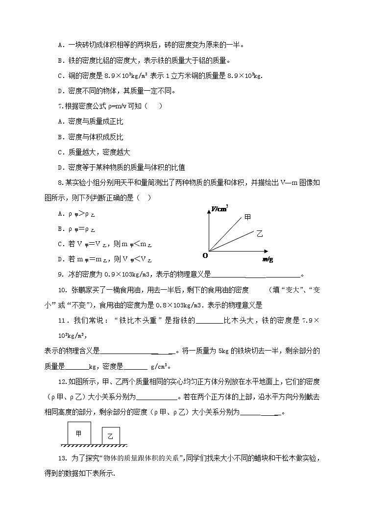 3.1密度（课件+教案+练习）02