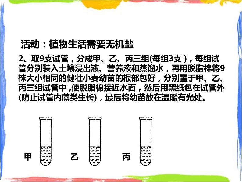 4.3《无机盐在植物体内的代谢》课件第5页