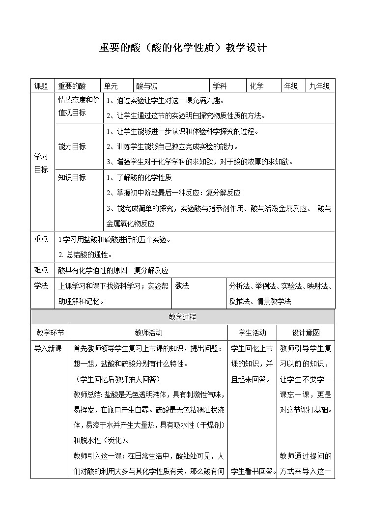 2.2《重要的酸》（第二课时）课件+教案+练习01