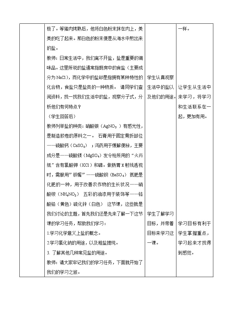 《常见的盐》教案（第一课时）第2页