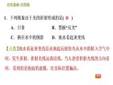 华师版八年级下册科学习题课件 第2章 2.2  光的折射0