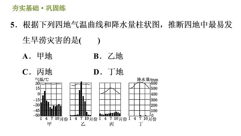 华师版八年级下册科学习题课件 第8章 8.4  气象灾害和防灾减灾008