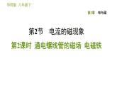 華師版八年級下冊科學課件 第5章 5.2.2  通電螺線管的磁場  電磁鐵