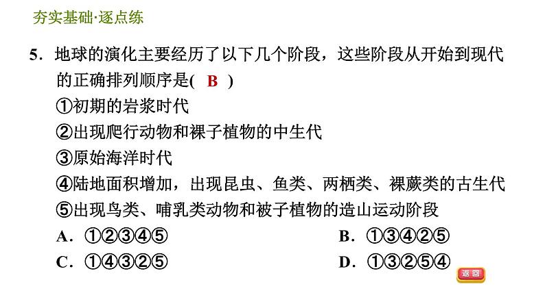 浙教版九年级下册科学课件 第1章 1.3 地球的演化和生命的起源第7页