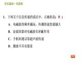 华师版八年级下册科学习题课件 第6章 6.1  信息的传递和通信0