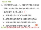 华师版八年级下册科学习题课件 第7章 7.5  植物生命活动的调节0