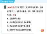 浙教版九年级下册科学 第2章 2.5生态系统的稳定性 习题课件