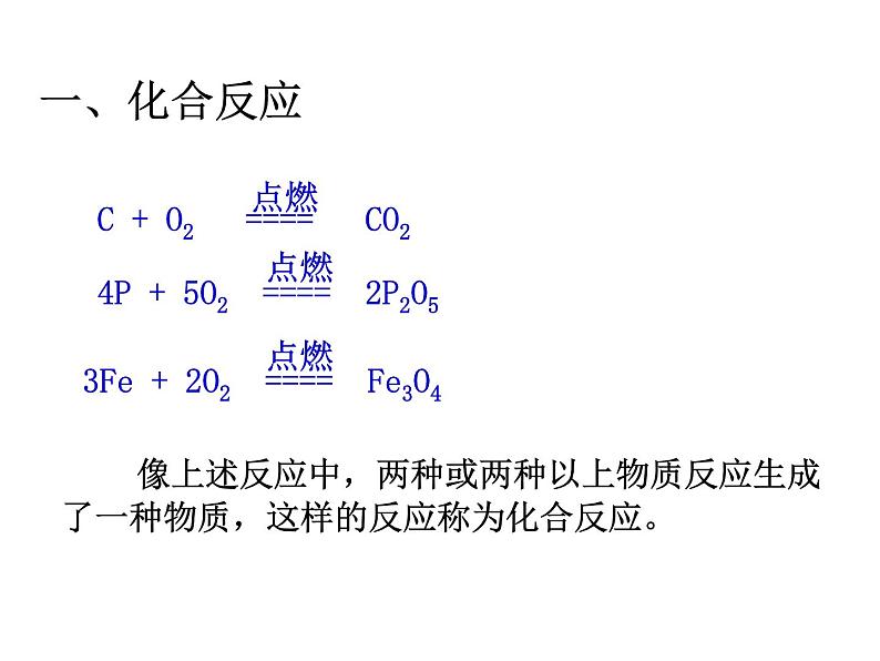 华东师大九年级上册第1章 第2节 化合反应和分解反应(共22张PPT)课件PPT02