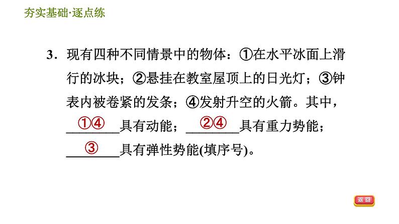 华师版九年级全一册科学 7.4 能量的转化与守恒 习题课件05