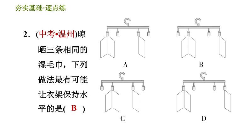 华师版九年级全一册科学 5.1.2 杠杆的分类及平衡条件 习题课件04