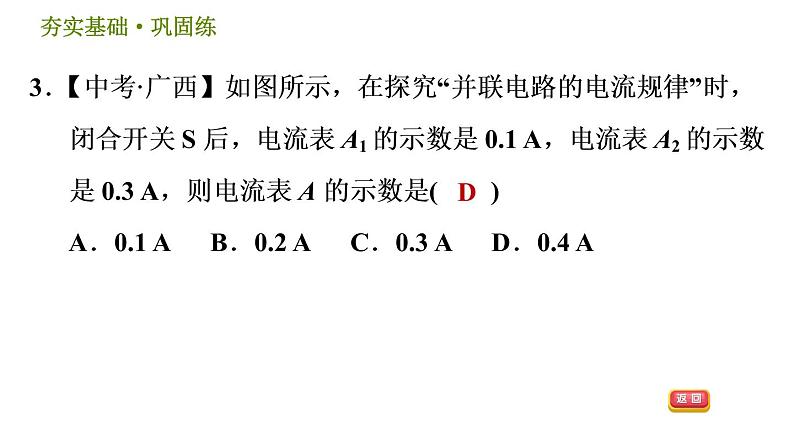 华师版八年级下册科学课件 第4章 4.5.3  并联电路的特点第6页