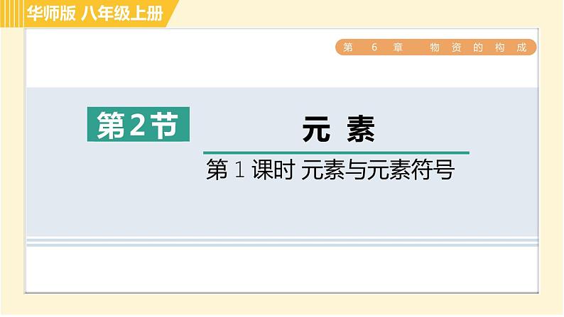 华师版八年级上册科学 第6章 习题课件01