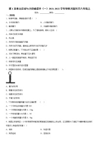 初中科学华师大版八年级上册2 力综合训练题