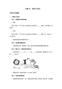 备战2022 中考科学  精讲精练 专题10 遗传与进化（学案）