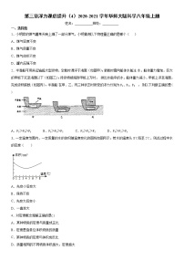 初中科学华师大版八年级上册第3章  浮力综合与测试课后作业题