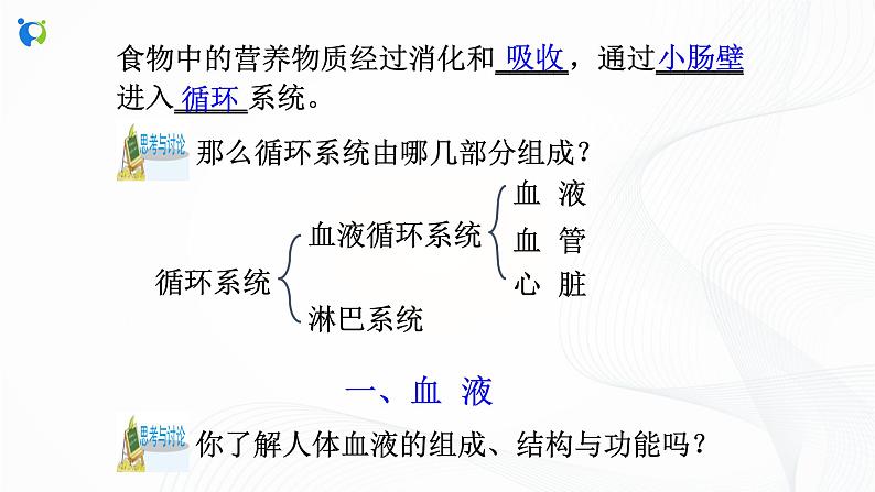 浙教版科学九年级上册 第4章 第3节 体内物质的运输（第1课时）课件PPT+教案+练习03