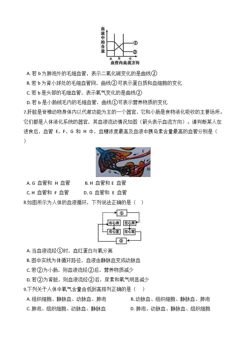 浙教版科学九年级上册 第4章 第3节 体内物质的运输（第3课时）课件PPT+教案+练习03